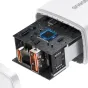 Baterijas, akumulatori un lādētāji - Baseus Compact Quick Charger, USB, USB-C, 20W (white) CCXJ-B02 - ātri pasūtīt no ražotāja