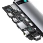 Sortimenta jaunumi - Hub 11in1 Baseus Metal Gleam Series, USB-C to 3x USB 3.0 + 2x HDMI + USB-C PD + Ethernet RJ45 + microSD/SD + VGA + AUX .. - ātri pasūtīt no ražotāja