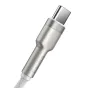 Kabeļi - USB cable for USB-C Baseus Cafule, 66W, 2m (white) CAKF000202 - ātri pasūtīt no ražotāja
