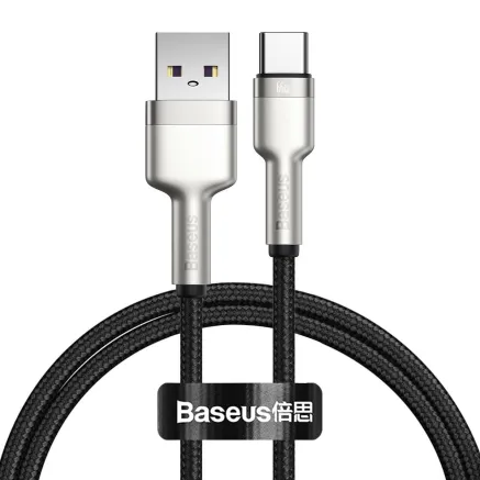 USB cable for USB-C Baseus Cafule, 66W, 1m (black) CAKF000101