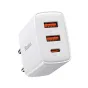 Baterijas, akumulatori un lādētāji - adowarka sieciowa Baseus Compact Quick Charger, 2xUSB, USB-C, PD, 3A, 30W (biaa) - ātri pasūtīt no ražotāja