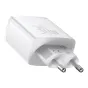Baterijas, akumulatori un lādētāji - adowarka sieciowa Baseus Compact Quick Charger, 2xUSB, USB-C, PD, 3A, 30W (biaa) - ātri pasūtīt no ražotāja