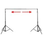 Fonu turētāji - walimex XXL Background System, 190-465cm - perc šodien veikalā un ar piegādi