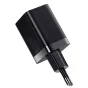 Baterijas, akumulatori un lādētāji - Baseus Super Si Pro Quick Charger USB + USB-C 30W (black) CCSUPP-E01 - ātri pasūtīt no ražotāja