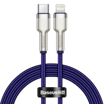 Kabeļi - USB-C cable for Lightning Baseus Cafule, PD, 20W, 1m (green) CATLJK-A05 - ātri pasūtīt no ražotāja