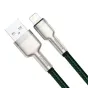 Kabeļi - USB cable for Lightning Baseus Cafule, 2.4A, 2m (green) CALJK-B06 - ātri pasūtīt no ražotāja
