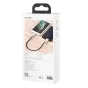 Kabeļi - USB cable for Lightning Baseus Cafule, 2.4A, 0,25m (black) CALJK-01 - ātri pasūtīt no ražotāja