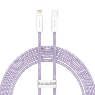 Kabeļi - USB-C cable for Lightning Baseus Dynamic Series, 20W, 2m (purple) CALD000105 - ātri pasūtīt no ražotāja
