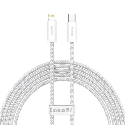 USB-C cable for Lightning Baseus Dynamic Series, 20W, 2m (white) CALD000102
