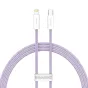 Kabeļi - USB-C cable for Lightning Baseus Dynamic Series, 20W, 1m (purple) CALD000005 - ātri pasūtīt no ražotāja
