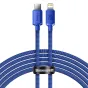 Kabeļi - Baseus Crystal Shine cable USB-C to Lightning, 20W, PD, 2m (blue) CAJY000303 - ātri pasūtīt no ražotāja