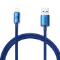 Kabeļi - Baseus Crystal Shine cable USB to Lightning, 2.4A, 1.2m (blue) CAJY000003 - ātri pasūtīt no ražotāja
