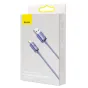 Kabeļi - Baseus Crystal Shine cable USB to Lightning, 2.4A, 1.2m (purple) CAJY000005 - ātri pasūtīt no ražotāja