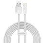 Baseus Dynamic cable USB to Lightning, 2.4A, 2m (White) CALD000502