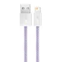 Discontinued - Baseus Dynamic cable USB to Lightning, 2.4A, 1m (purple) CALD000405