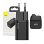 Baterijas, akumulatori un lādētāji - Baseus Super Si Quick Charger 1C 25W (black) CCSP020101 - ātri pasūtīt no ražotāja