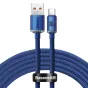 Kabeļi - Baseus Crystal Shine cable USB to USB-C, 5A100W1.2m (blue) CAJY000403 - ātri pasūtīt no ražotāja