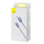 Kabeļi - Baseus Crystal Shine cable USB to USB-C, 5A, 1.2m (purple) CAJY000405 - ātri pasūtīt no ražotāja