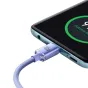 Kabeļi - Baseus Crystal Shine cable USB-C to USB-C, 100W, 1.2m (purple) CAJY000605 - ātri pasūtīt no ražotāja