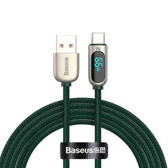 Kabeļi - Baseus Display Cable USB to Type-C, 66W, 1m (green) CASX020006 - ātri pasūtīt no ražotāja