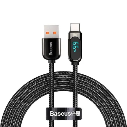 Baseus Display Cable USB to Type-C, 66W, 2m (black) CASX020101