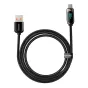 Kabeļi - Baseus displeja kabelis no USB uz Type-C, 66 W, 2 m (melns) CASX020101 CASX020101 - ātri pasūtīt no ražotāja