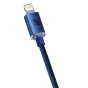 Kabeļi - Baseus Crystal cable USB-C to Lightning, 20W, 1.2m (blue) CAJY000203 - ātri pasūtīt no ražotāja