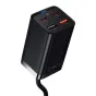 Baterijas, akumulatori un lādētāji - Quick Charger Baseus GaN3 Pro, 2x USB-C, 2x USB, 65W (black) CCGP040101 - ātri pasūtīt no ražotāja