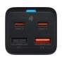 Baterijas, akumulatori un lādētāji - Quick Charger Baseus GaN3 Pro, 2x USB-C, 2x USB, 65W (black) CCGP040101 - ātri pasūtīt no ražotāja