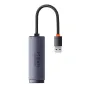 Sortimenta jaunumi - Network adapter Baseus Lite Series USB to RJ45, 1000Mbps (grey) WKQX000113 - ātri pasūtīt no ražotāja
