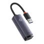 Sortimenta jaunumi - Network adapter Baseus Lite Series USB to RJ45, 1000Mbps (grey) WKQX000113 - ātri pasūtīt no ražotāja