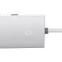 Sortimenta jaunumi - Baseus Lite Series Hub 4in1 USB to 4x USB 3.0, 25cm (White) WKQX030002 - ātri pasūtīt no ražotāja