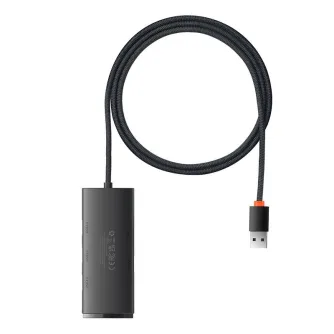 Sortimenta jaunumi - Hub 4in1 Baseus Lite Series USB to 4x USB 3.0, 1m (Black) WKQX030101 - ātri pasūtīt no ražotāja