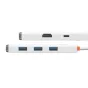 Discontinued - Hub 5w1 Baseus Lite Series USB-C to 3x USB 3.0 + USB-C + HDMI (white) WKQX040002
