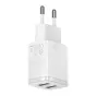 Baterijas, akumulatori un lādētāji - Baseus Compact Quick Charger, 2x USB, 10.5W (white) CCXJ010202 - ātri pasūtīt no ražotāja