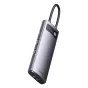 Sortimenta jaunumi - Hub 7in1 Baseus Metal Gleam Series, USB-C to 3x USB 3.0 + HDMI + USB-C PD + VGA + Ethernet RJ45 WKWG040013 - ātri pasūtīt no ražotāja