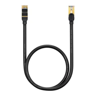 Sortimenta jaunumi - Baseus Ethernet RJ45, 10Gbps, 1m network cable (black) WKJS010101 - ātri pasūtīt no ražotāja