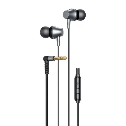 Wired in-ear headphones Vipfan M17, 3.5mm jack (black) M17