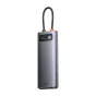 Sortimenta jaunumi - Hub 9in1 Baseus Metal Gleam Series, USB-C to 2x USB 3.0 + 2x HDMI + USB 2.0 + USB-C PD + Ethernet RJ45 + microSD/SD WKWG060013 - ātri pasūtīt no ražotāja