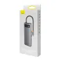 Sortimenta jaunumi - Hub 9in1 Baseus Metal Gleam Series, USB-C to 2x USB 3.0 + 2x HDMI + USB 2.0 + USB-C PD + Ethernet RJ45 + microSD/SD WKWG060013 - ātri pasūtīt no ražotāja