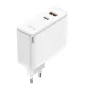 Kabeļi - Wall charger Baseus GaN5 Pro USB-C + USB, 100W + 1m cable (white) CCGP090202 - ātri pasūtīt no ražotāja