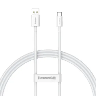 Kabeļi - Baseus Superior Series Cable USB to USB-C, 65W, PD, 1m (white) CAYS000902 - ātri pasūtīt no ražotāja