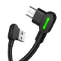 Sortimenta jaunumi - USB to Micro USB Cable Mcdodo CA-5280 LED, 3m (Black) CA-5773 - ātri pasūtīt no ražotāja