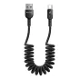 USB Spring Cable to USB-C Mcdodo Omega CA-6420 1.8m (Black) CA-6420
