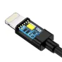 Kabeļi - USB to Lightning cable Choetech IP0026,1.2m (black) IP0026 - ātri pasūtīt no ražotāja
