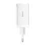 Kabeļi - Wall charger Baseus GaN5 Pro 2xUSB-C + USB, 65W (white) CCGP120202 - ātri pasūtīt no ražotāja