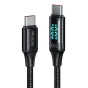 Kabeļi - Cable Mcdodo CA-1100 USB-C to USB-C, 100W, 1.2m (black) CA-1100 - ātri pasūtīt no ražotāja