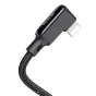 Kabeļi - USB to Lightning cable, Mcdodo CA-7300, angled, 1.8m (black) CA-7300 - ātri pasūtīt no ražotāja