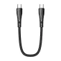 Kabeļi - USB-C to USB-C cable Mcdodo CA-7640, PD 60W, 0.2m (black) CA-7640 - ātri pasūtīt no ražotāja