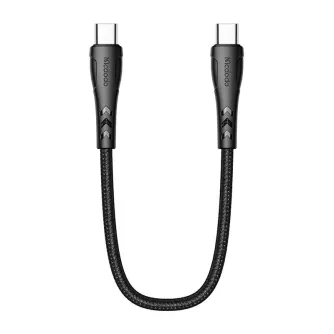 Kabeļi - USB-C to USB-C cable Mcdodo CA-7640, PD 60W, 0.2m (black) CA-7640 - ātri pasūtīt no ražotāja